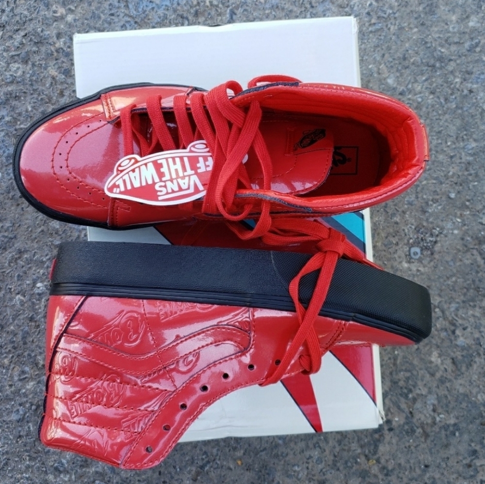 David Bowie Platform Sk8-Hi vans shoes